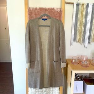 Apt. 9 Long-Line Open Cardigan - Small